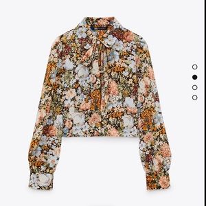 NWT Zara Floral Top